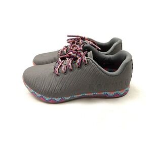 NOBULL SuperFabric Patchwork Trainers Men's 7 | Women's 8.5 Gray Aztec Gym